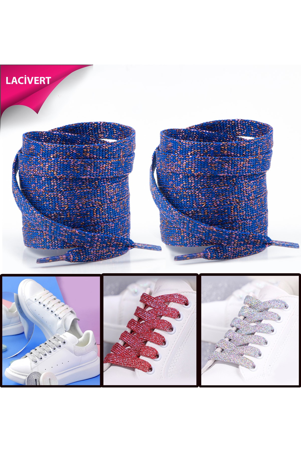 Lacivert%20Simli%20120%20Cm%20Simli%20Yassı%20Bağcık,%20Bot,%20Spor,%20Converse,%20Günlük%20Ayakkabı%20Bağcığı