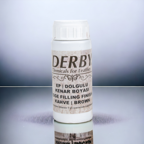 Derby Dolgulu Mat Deri Kenar Boyası 100 ml