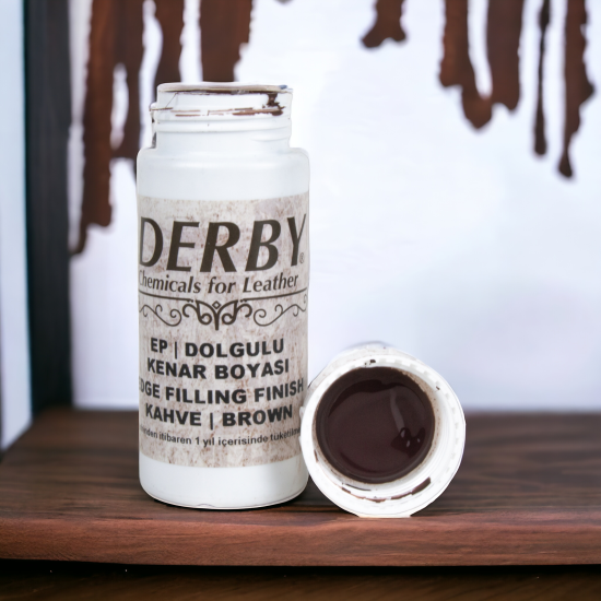 Derby Dolgulu Mat Deri Kenar Boyası 100 ml