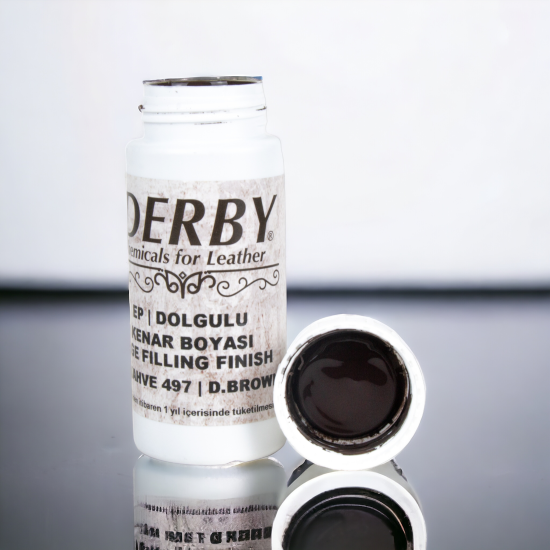 Derby Dolgulu Mat Deri Kenar Boyası 100 ml